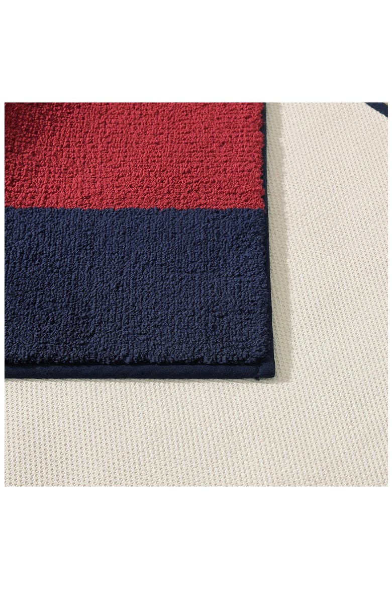 Flag Bath Rug, Alternate, color, MIDNIGHT BLUE/ SCARLET/ WHITE