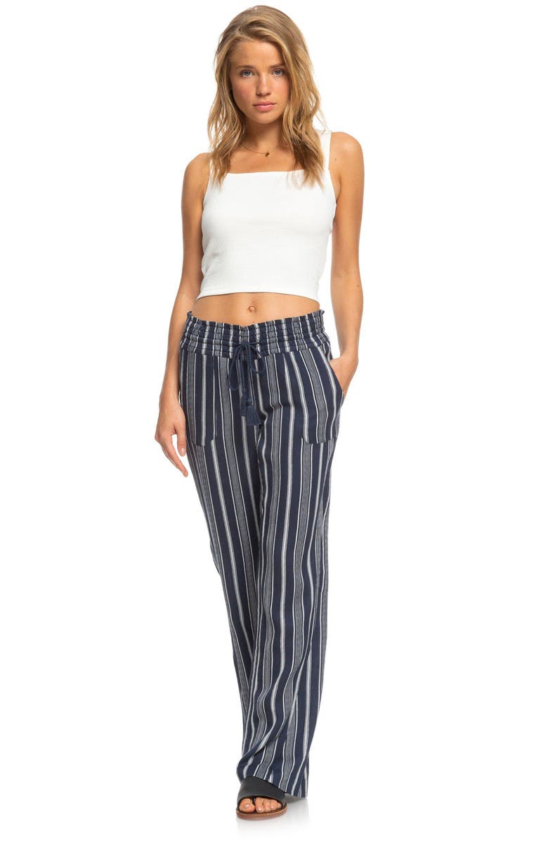 Roxy Oceanside Stripe Pants, Alternate, color,