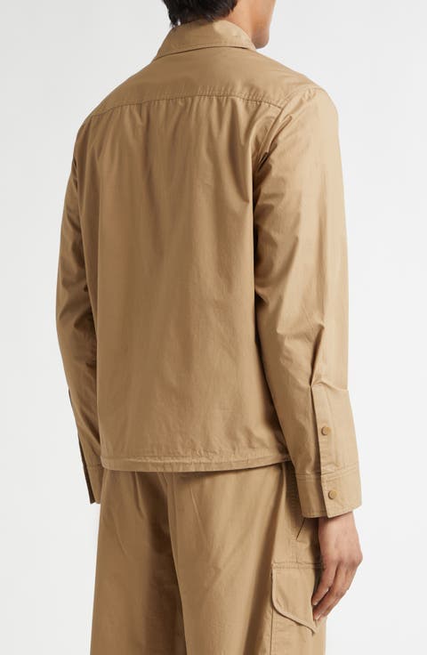 Cotton Poplin Shirt Jacket