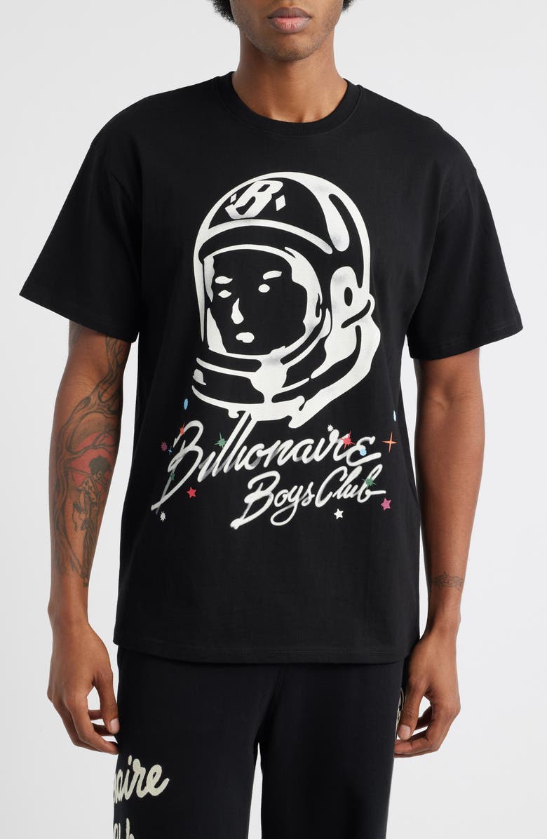 Billionaire Boys Club BB Helmet Head Cotton Graphic T-Shirt, Main, color, Black