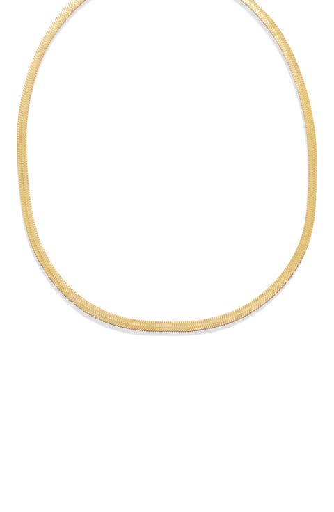 Herringbone Necklace, 3mm