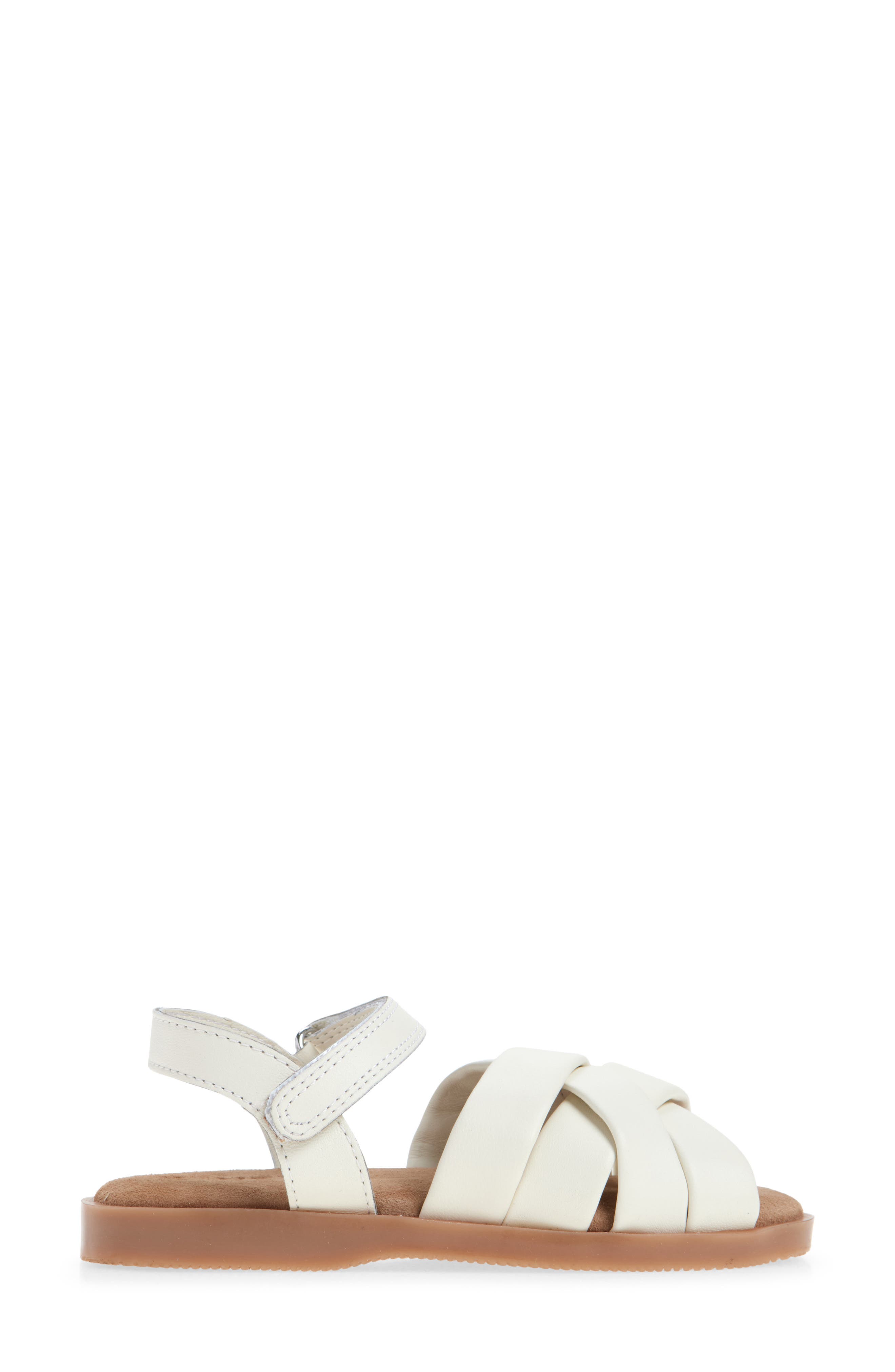 NEXT Kids' Ankle Strap Sandal, Alternate, color, Cream