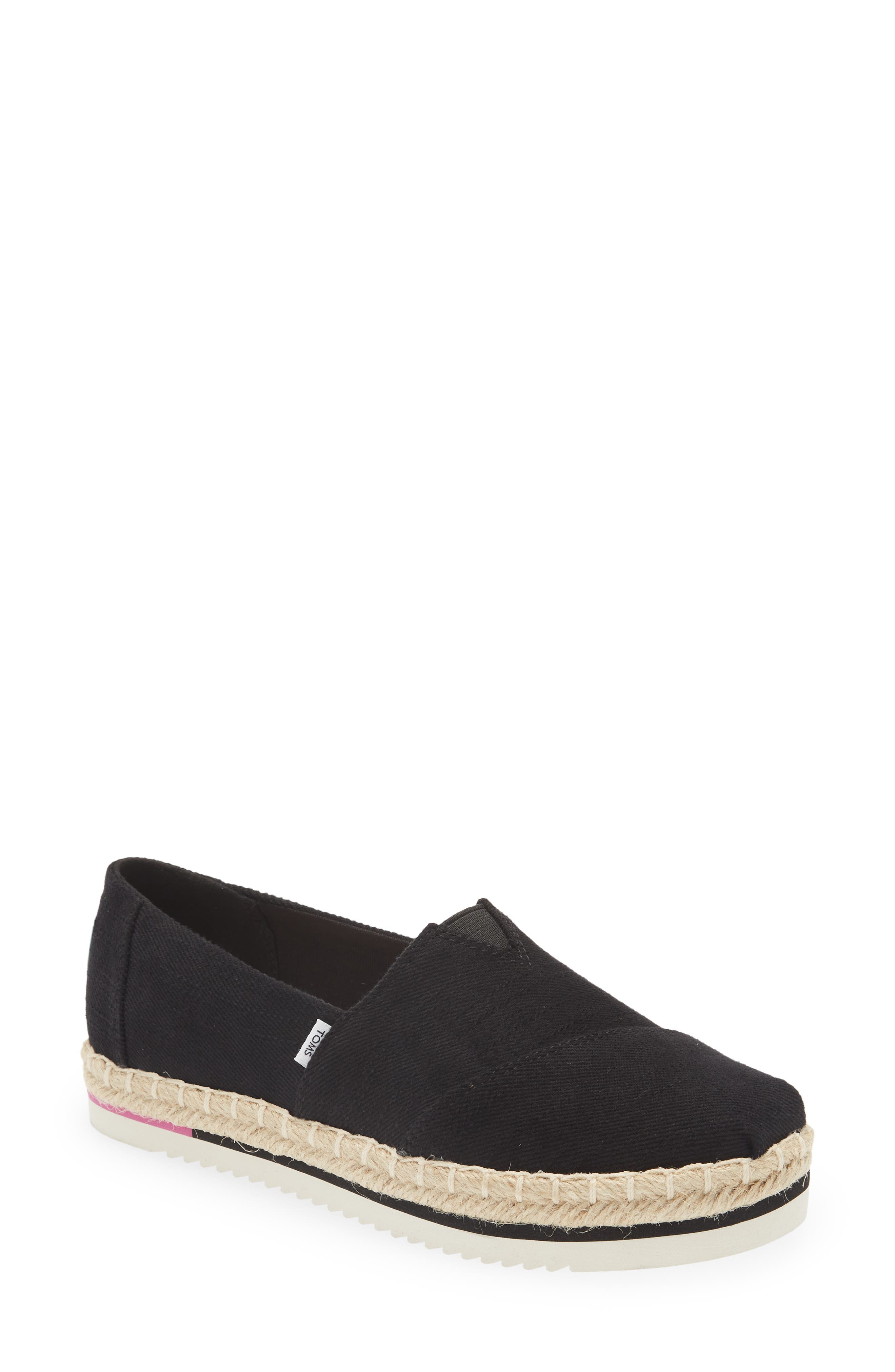 TOMS Alpargata Platform Espadrille, Main, color, 