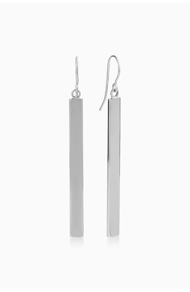 Oradina 14K Gold Pisa Drop Earrings, Main, color, White Gold