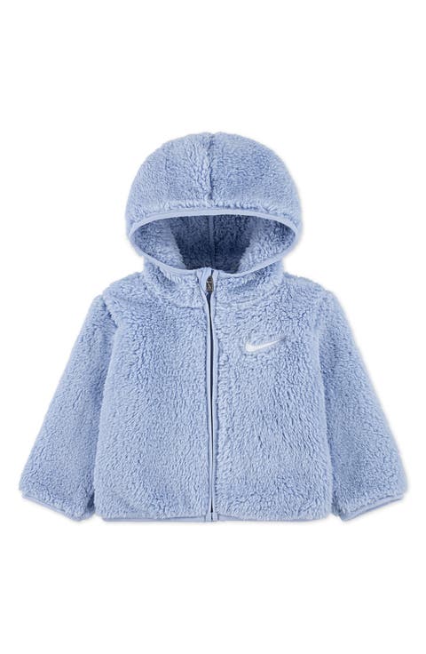 Faux Shearling Full Zip Hoodie