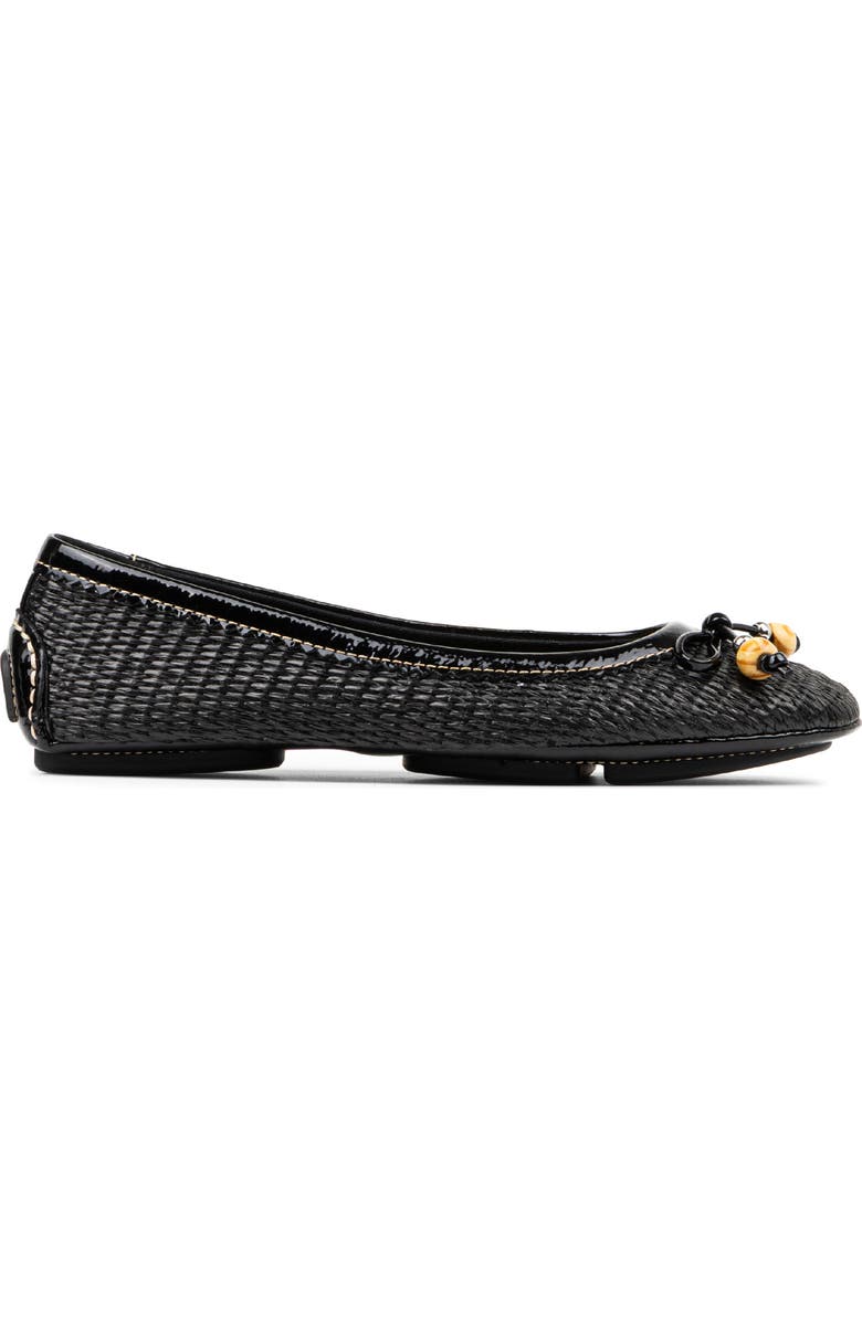 Donald Pliner Ballet Flat, Alternate, color, Black