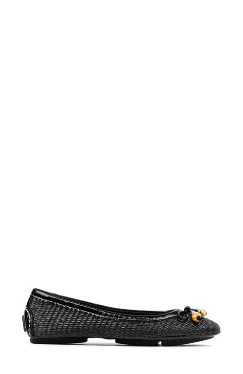 Donald Pliner Ballet Flat In Black
