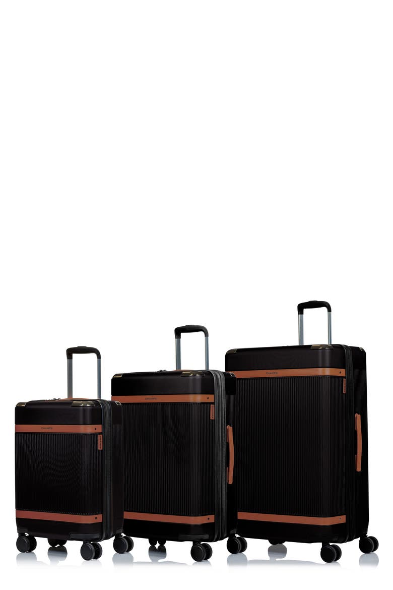 Vintage Air 3-Piece Luggage Set, Main, color, BLACK