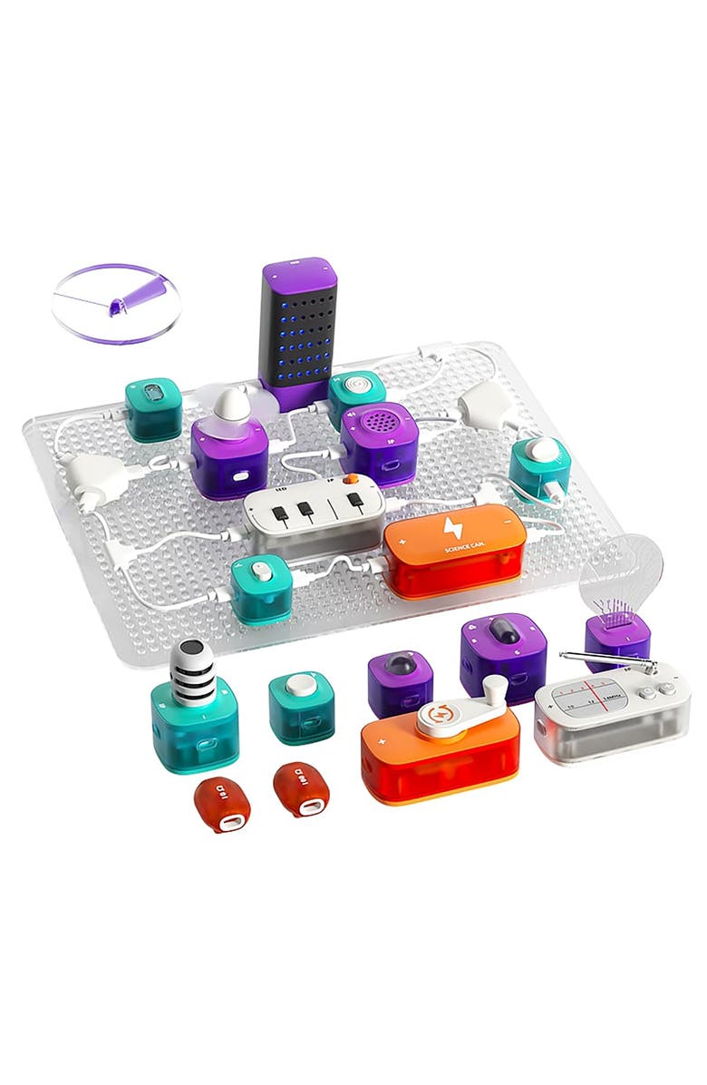 Science Can Block Circuit Super Kit, Alternate, color, Multicolored