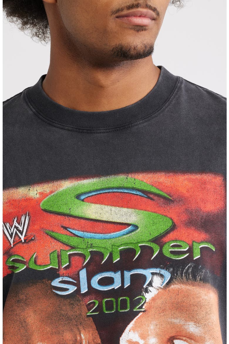 WWE Summer Slam Graphic T-Shirt, Alternate, color, BLACK WASH