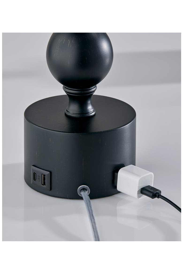Julius Set of 2 Table Lamps, Alternate, color, BLACK