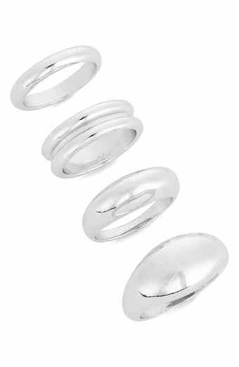 4-Pack Signet Rings