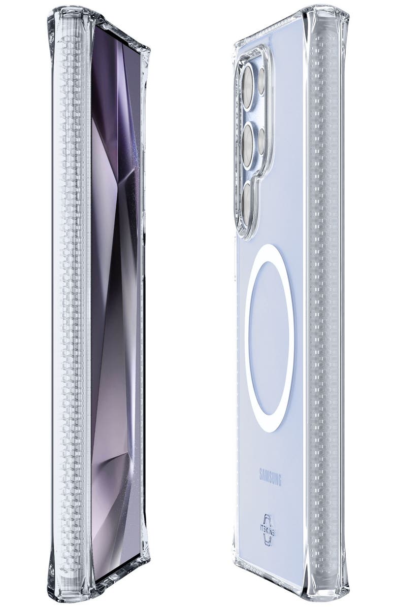 ITSkins Hybrid_R Clear MagSafe Case for Samsung Galaxy S25 Ultra, Alternate, color, Clear