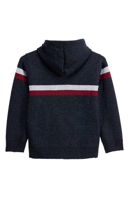 X-ray Xray Kids' Stripe Full Zip Hoodie In Black