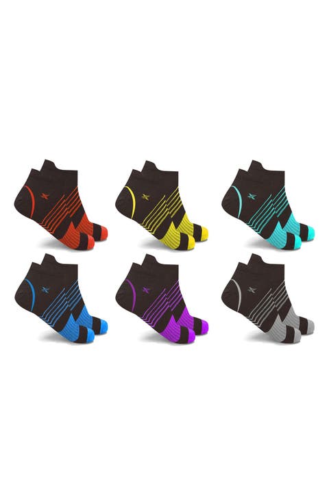 Ultra V Stripe Compression Ankle Socks