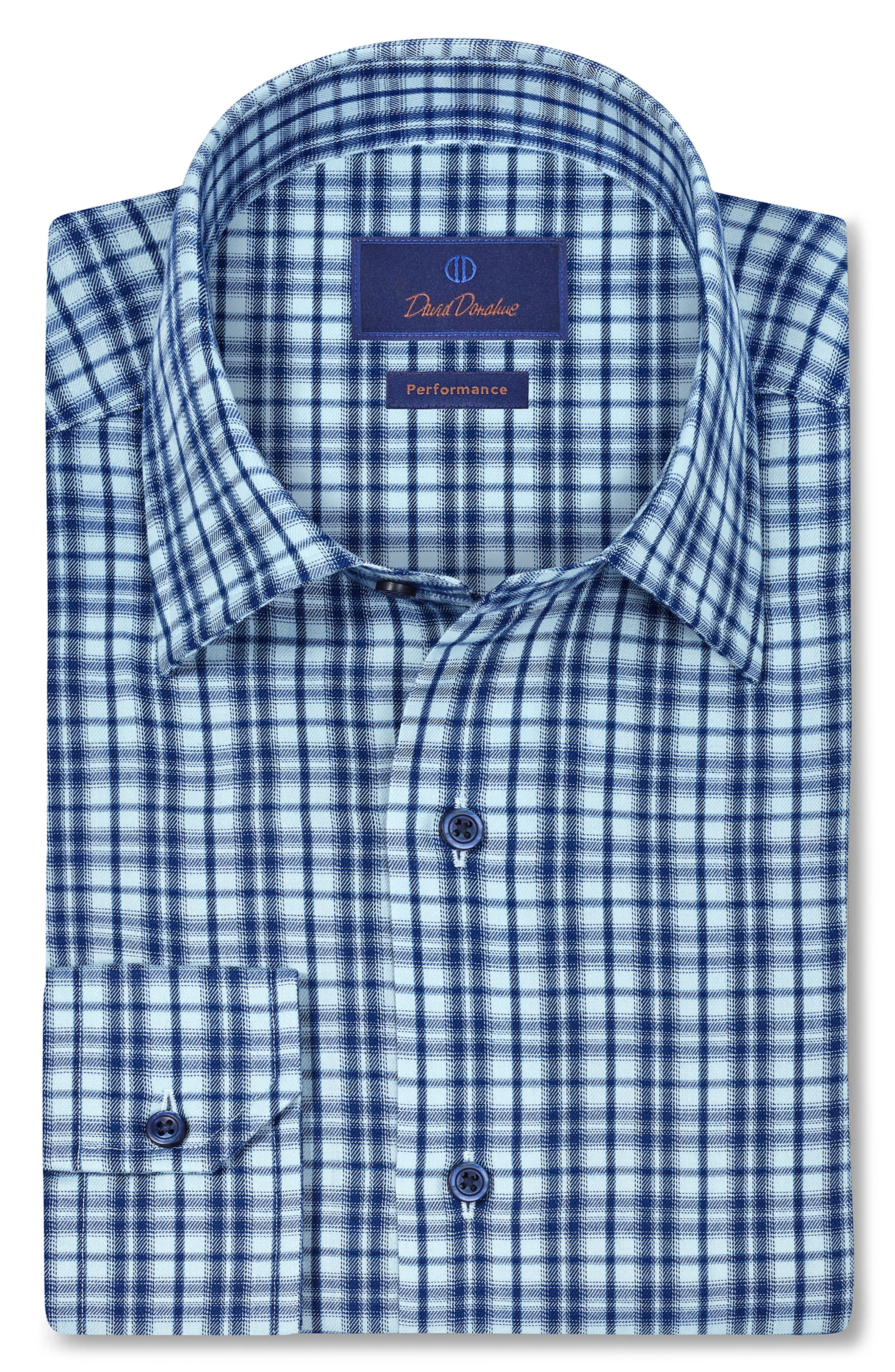 Check Brushed Performance Sport Shirt