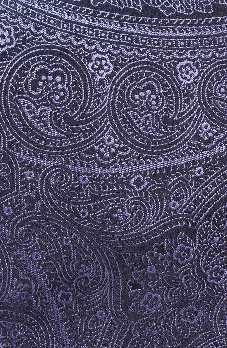 Canali Paisley Silk Tie, Alternate, color, Purple