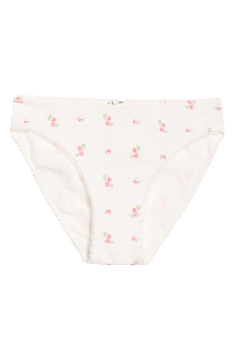 Etam Sleepover Briefs, Main, color, Print Ecru Backgr