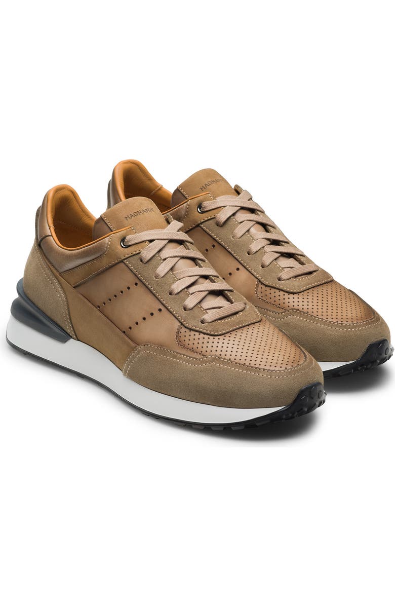 Magnanni Bravo Perforated Sneaker, Main, color,