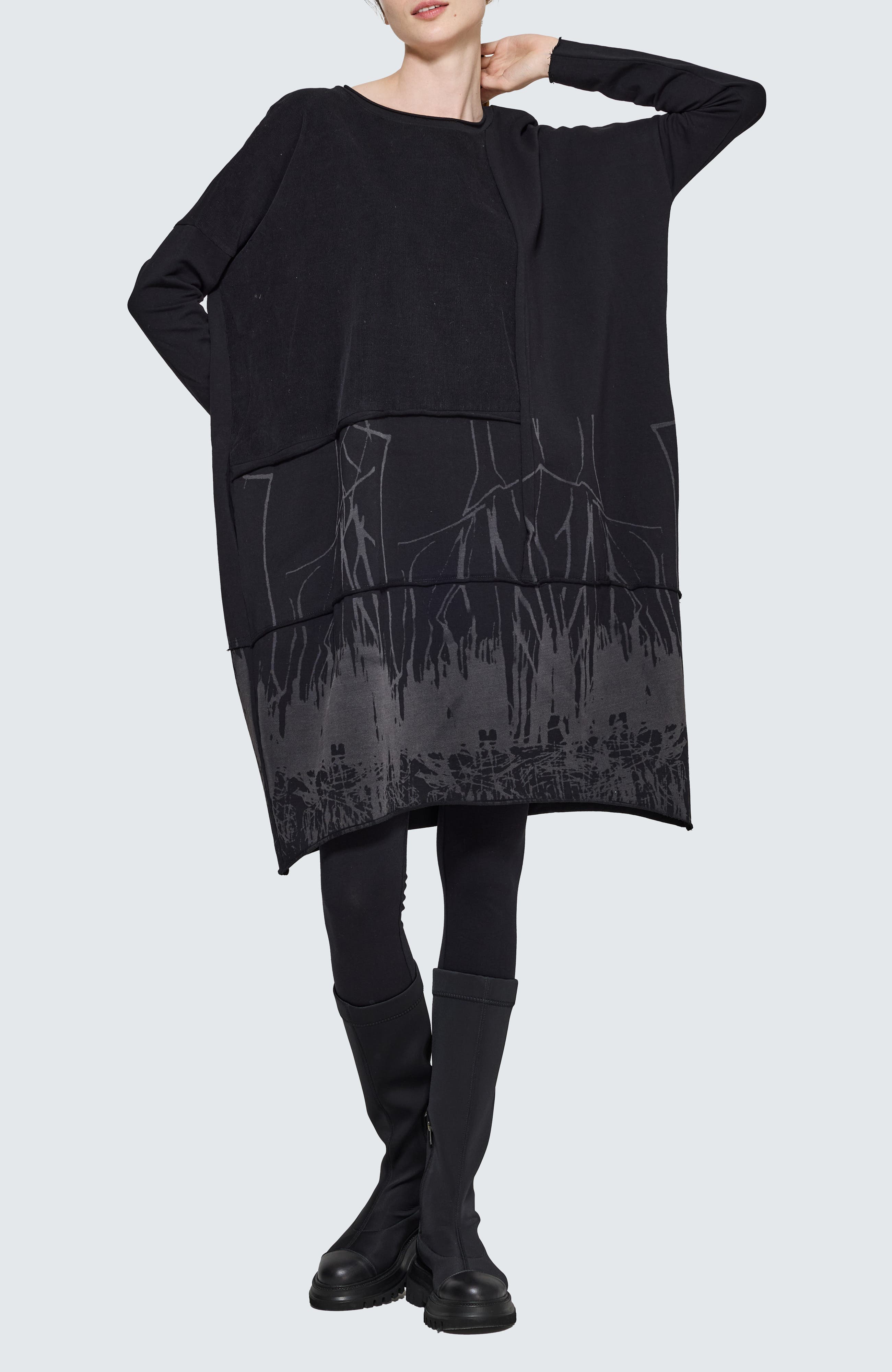 Mora Laser Printed Jersey Dress - image 2