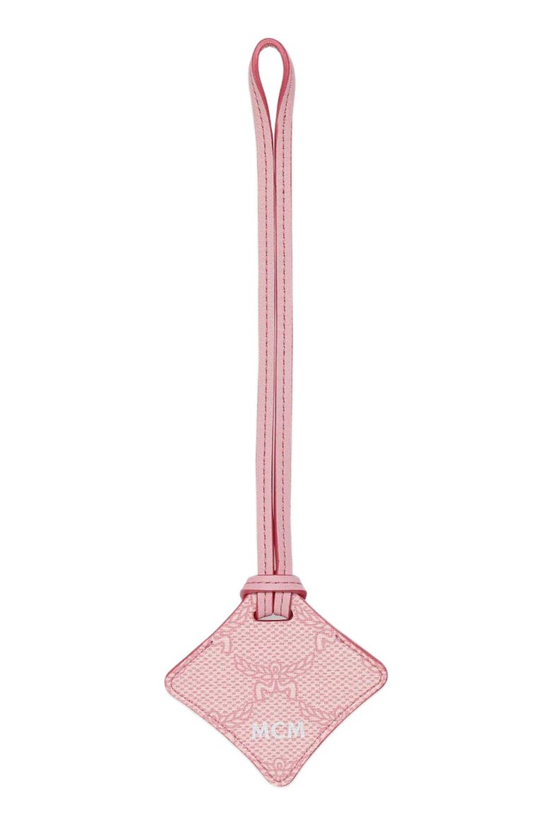 Ottomar AirTag Luggage Charm in Lauretos, Main, color, SILVER PINK
