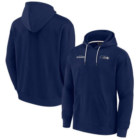 Unisex Fanatics Signature Navy Seattle Seahawks Elements Super Soft Fleece Pullover Hoodie