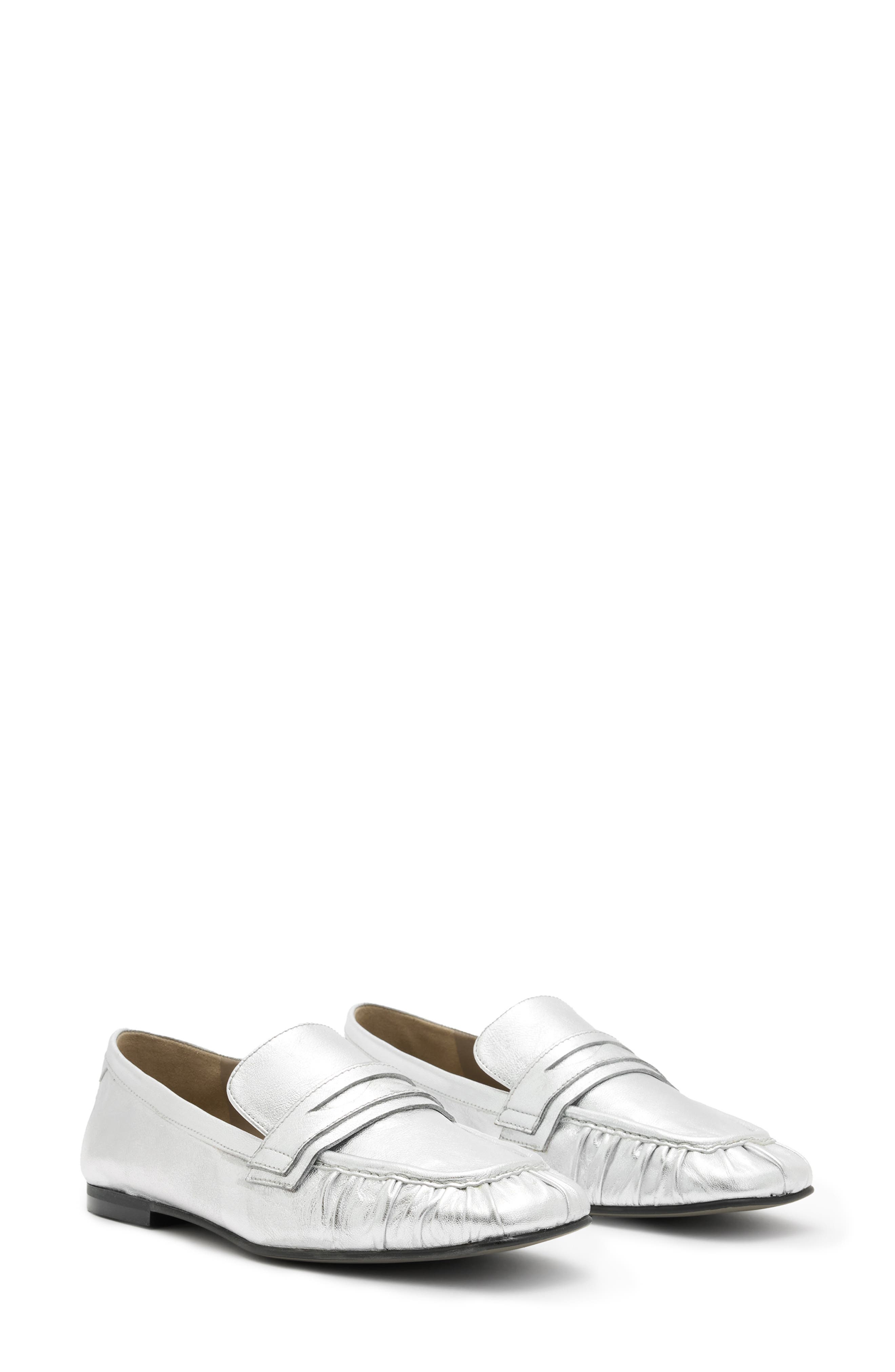 AllSaints Sapphire Penny Loafer, Main, color, 