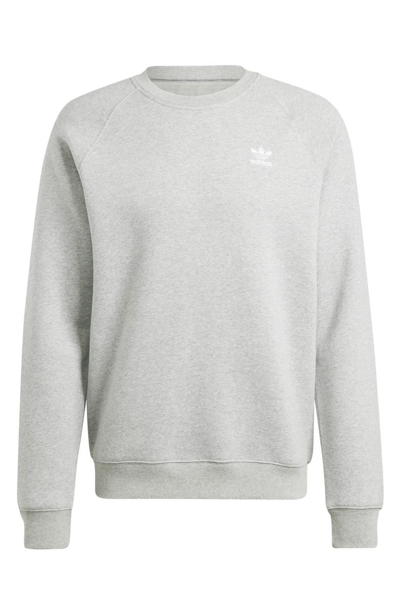 adidas Trefoil Essentials Crew Neck Sweatshirt, Alternate, color, 