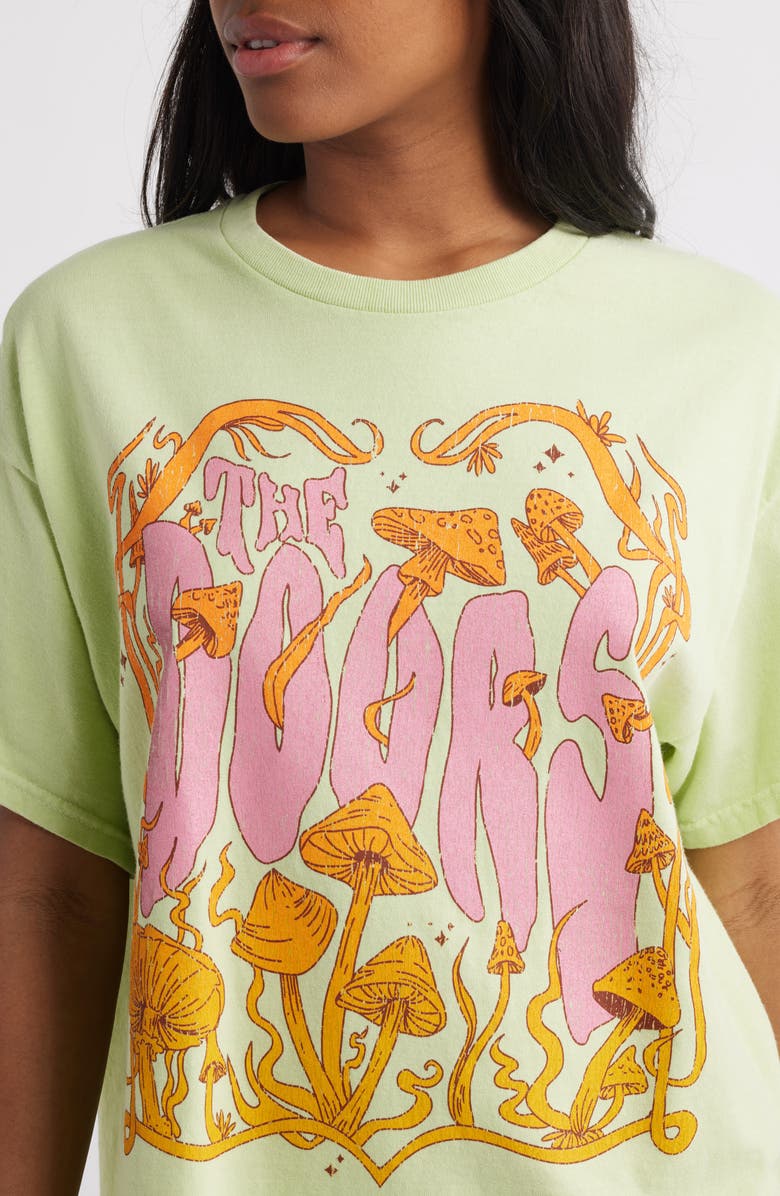 Merch Traffic The Doors Oversize Graphic T-Shirt, Alternate, color, Green