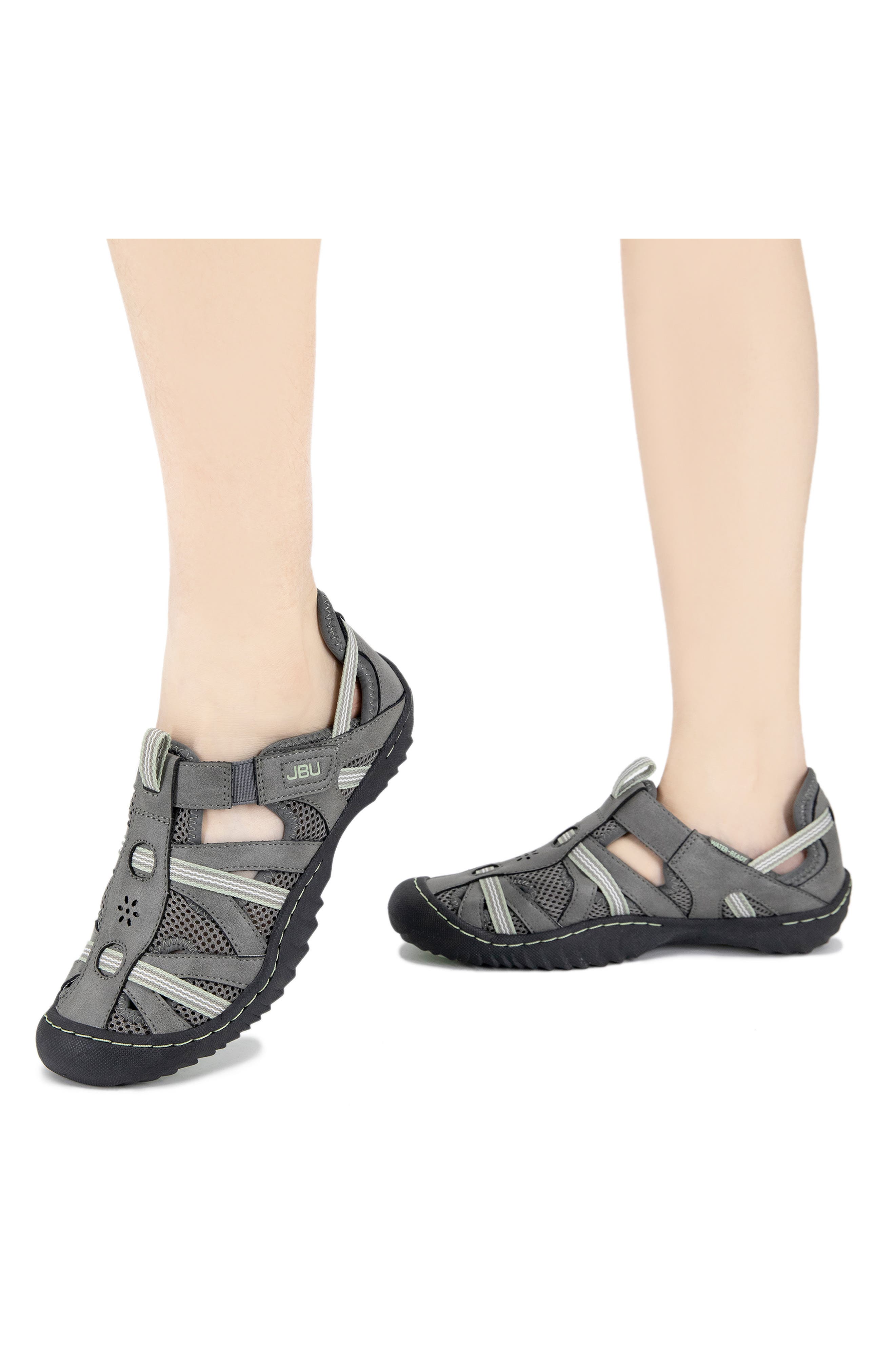 JBU Regional Water Ready Sneaker - Regular & Wide Width Available, Alternate, color, Dk Grey / Pale Moss