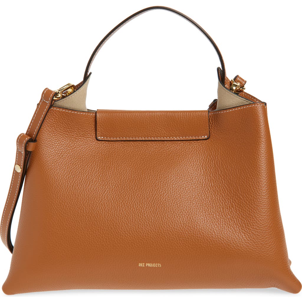 Ree Projects Elieze Medium Leather Handbag in Caramel  product