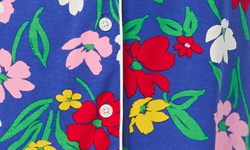 Kate Spade New York Print Short Pajamas In Blue