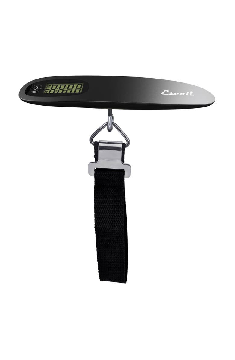 ESCALI Velo Slimline Luggage Scale, Alternate, color, Black
