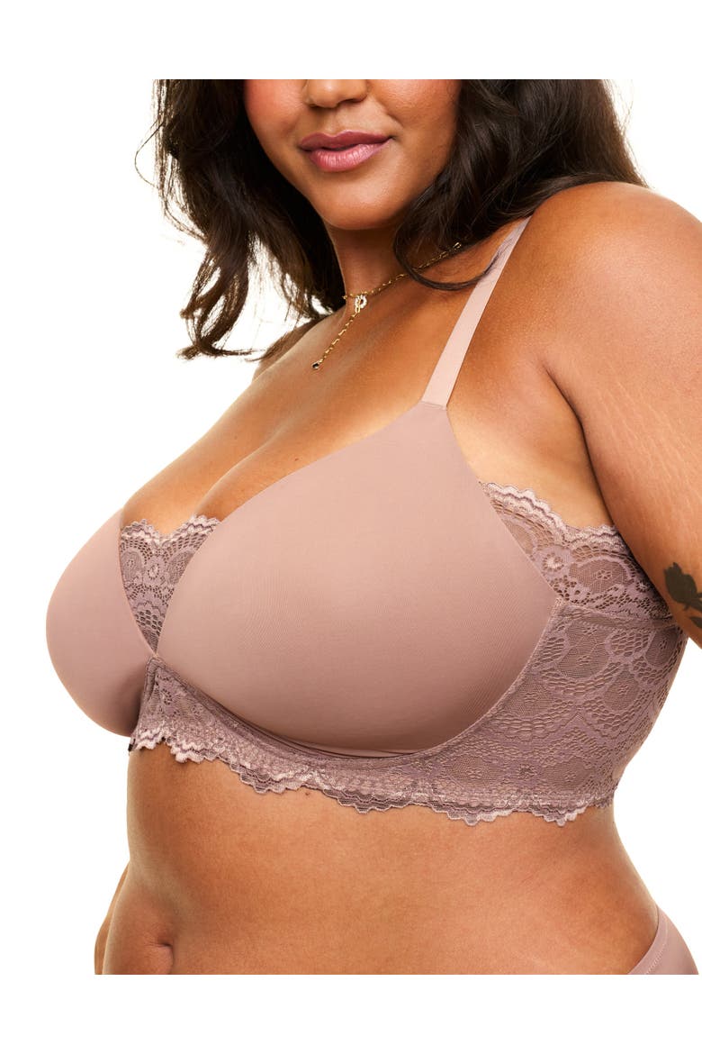 Jainey Contour Plunge Bra, Alternate, color, Medium beige