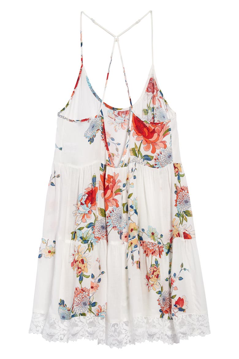 All My Loving Floral Chemise, Alternate, color, IVORY