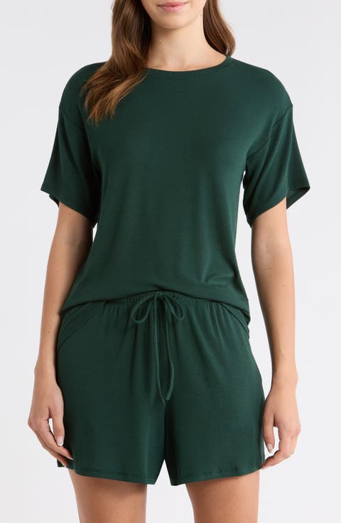 Moonlight Eco Easy Rib Short Pajamas