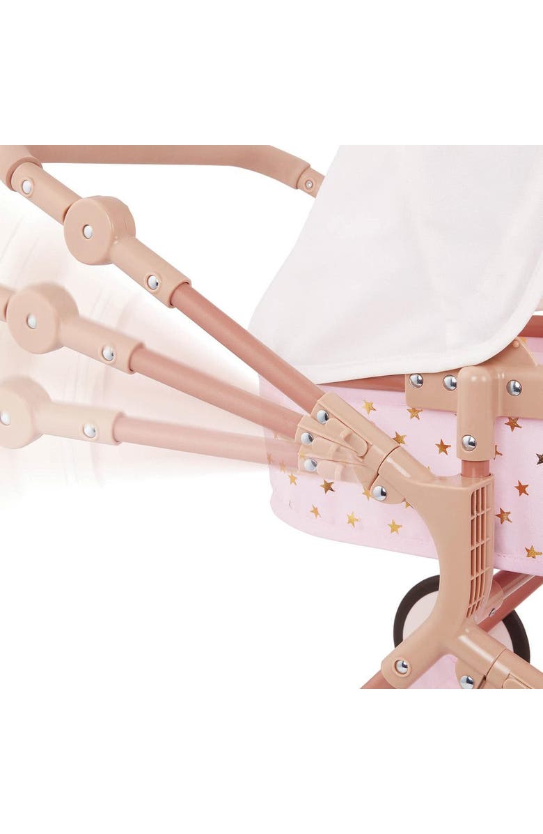 Battat Double Baby Doll Carriage, Alternate, color, Pink