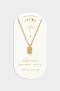 Katie Loxton 'Gemini' Waterproof Gold Zodiac Necklace