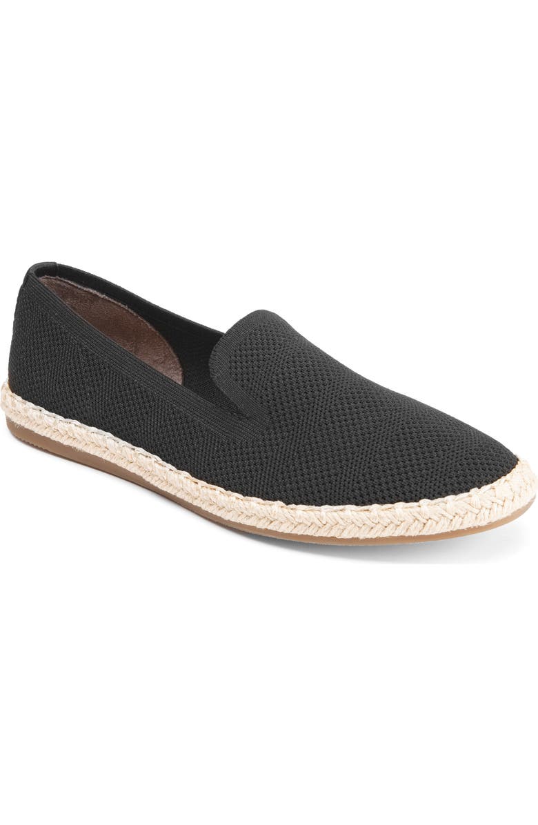 Me Too Koda Knit Slip-On Espadrille Sneaker, Main, color, Black Mesh