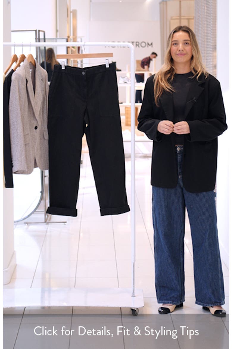 Organic Cotton Straight Ankle Pants video