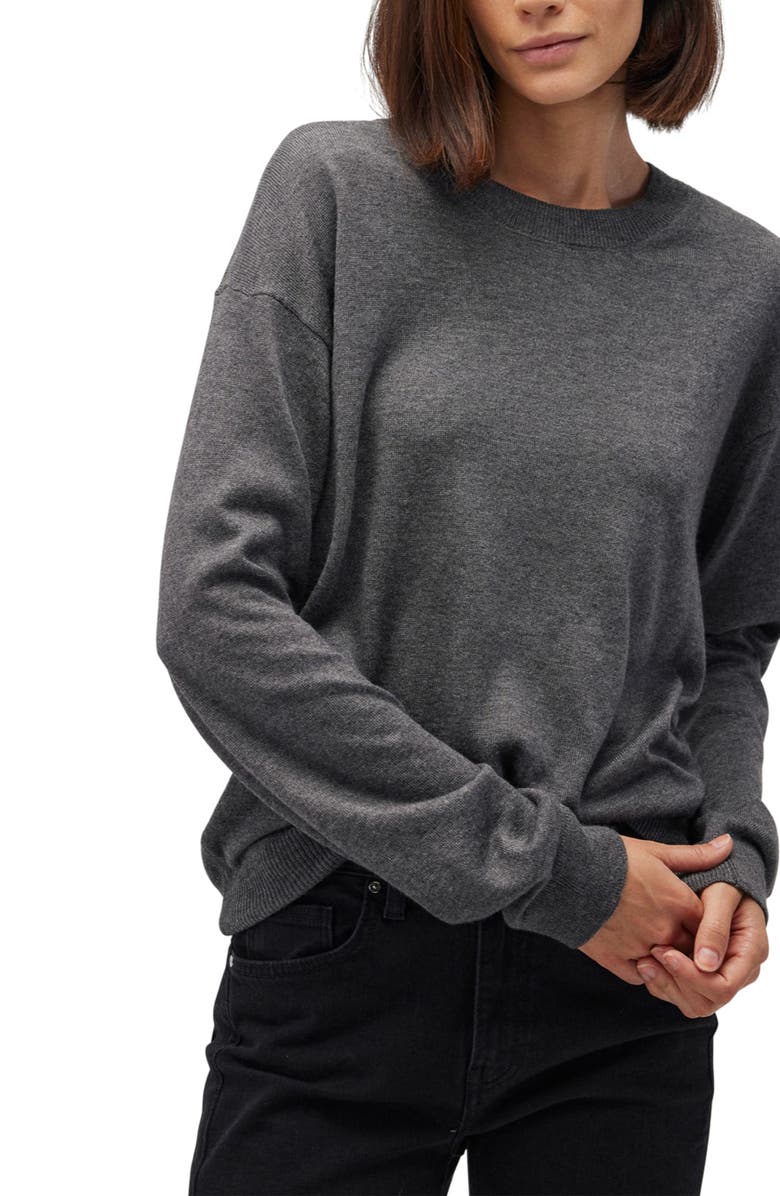 Mavi Jeans Oversize Crewneck Sweater, Alternate, color, 