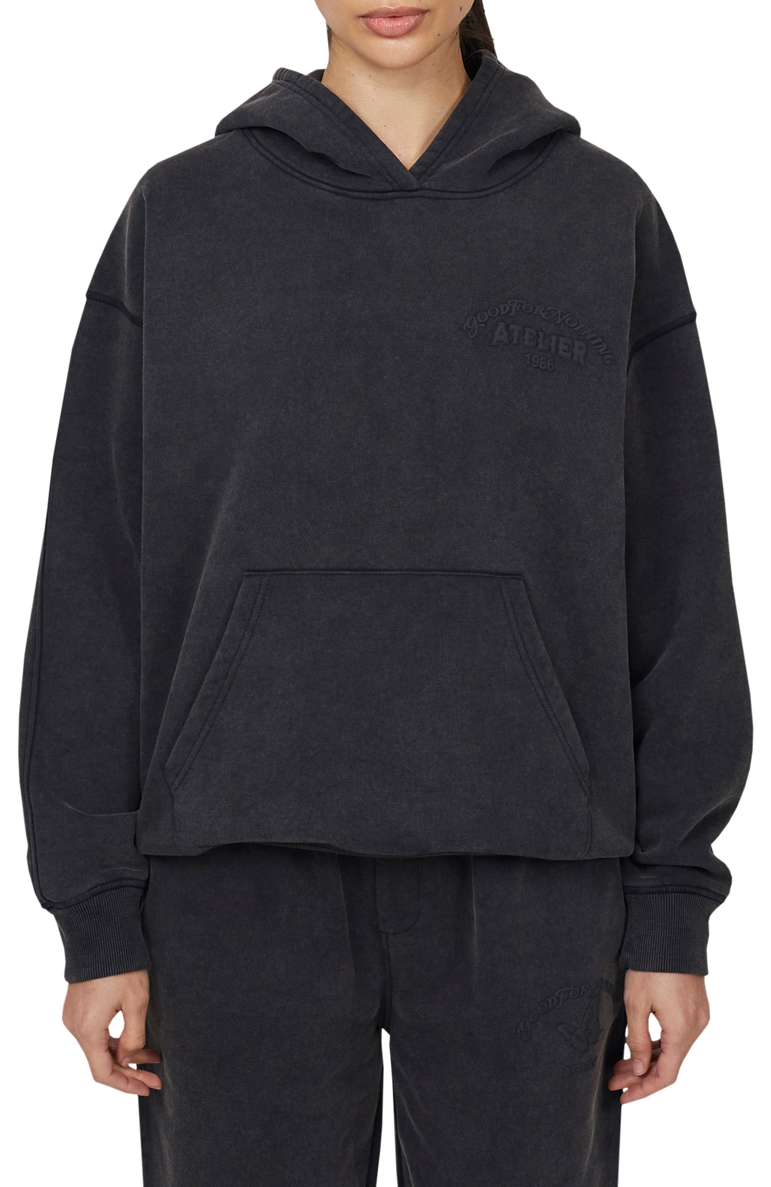 Float Washed Relaxed Pullover Hoodie