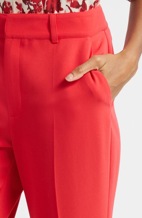 Cinq À Sept Cinq A Sept Kerry Slim Straight Leg Pants In Red