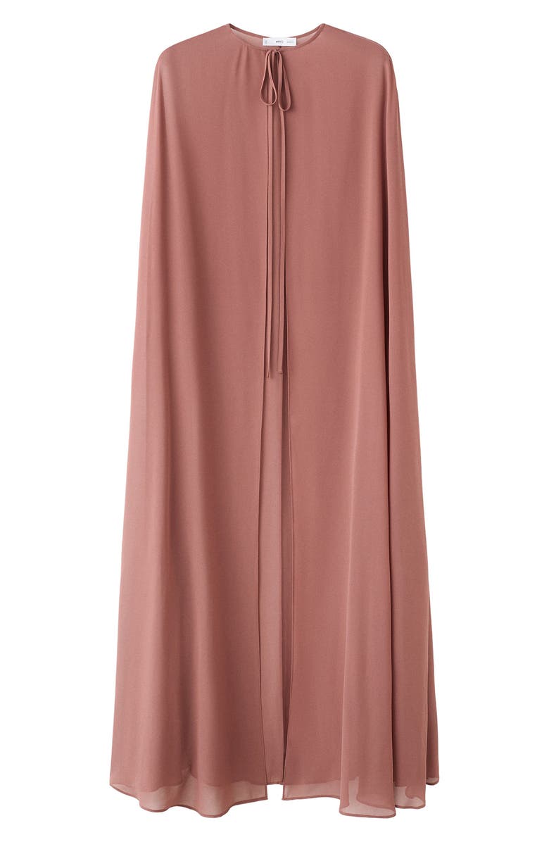 MANGO Tie Front Long Cape, Alternate, color, 