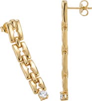 ARGENTO VIVO Linear Cubic Zirconia Drop Earrings