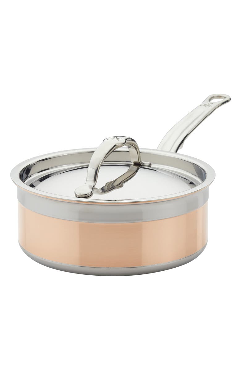 Hestan CopperBond Saucepan with Lid, Main, color, 