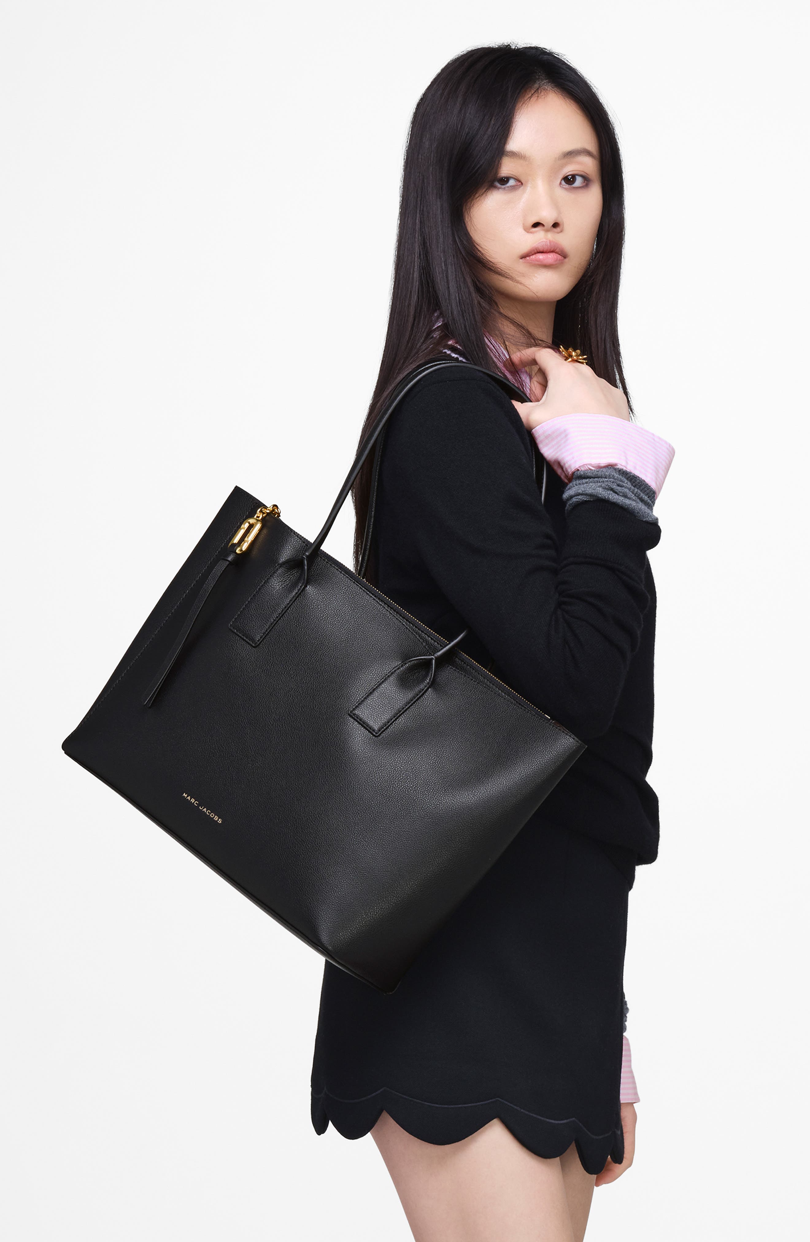 Marc Jacobs The Work Tote, Alternate, color, Black