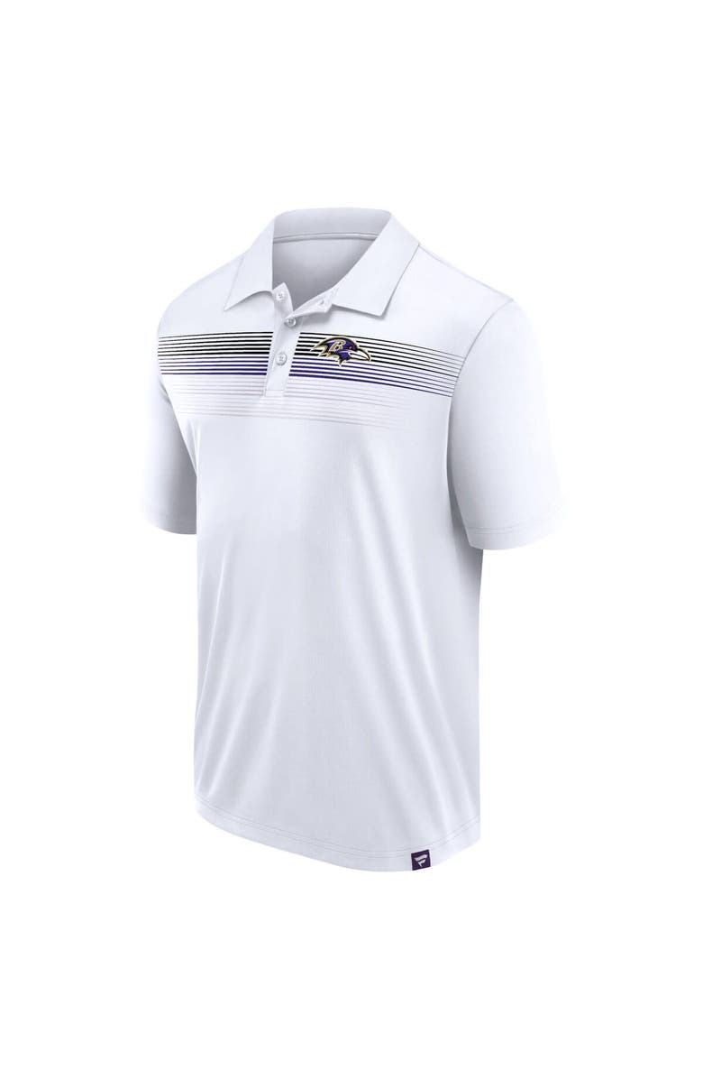 FANATICS Men
s Fanatics Branded White Baltimore Ravens Victory For Us Interlock Polo, Alternate, color,