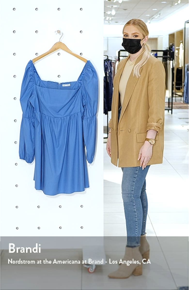 Michaela Puff Sleeve Babydoll Dress, sales video thumbnail