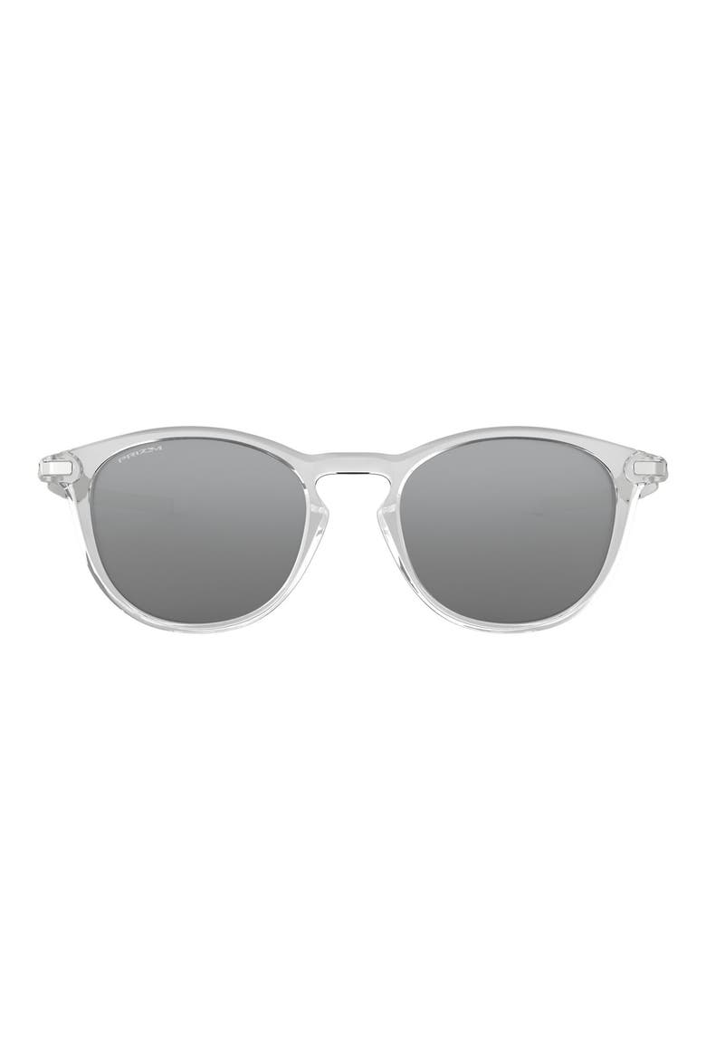 Pitchman™ R 50mm Prizm™ Round Sunglasses, Main, color, CLEAR